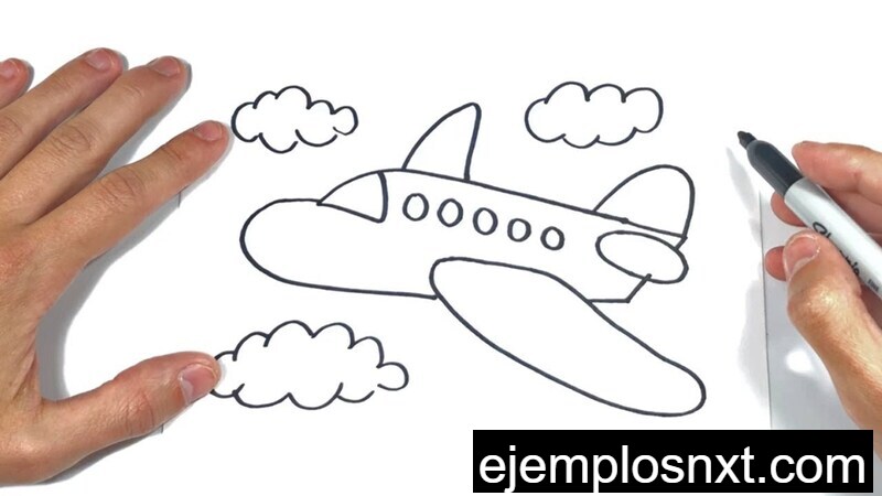 Cómo dibujar un avión